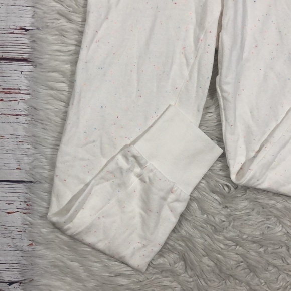 Aniche Maternity Marni Rainbow Speckled Cream High Waisted Joggers - Picture 5 of 13